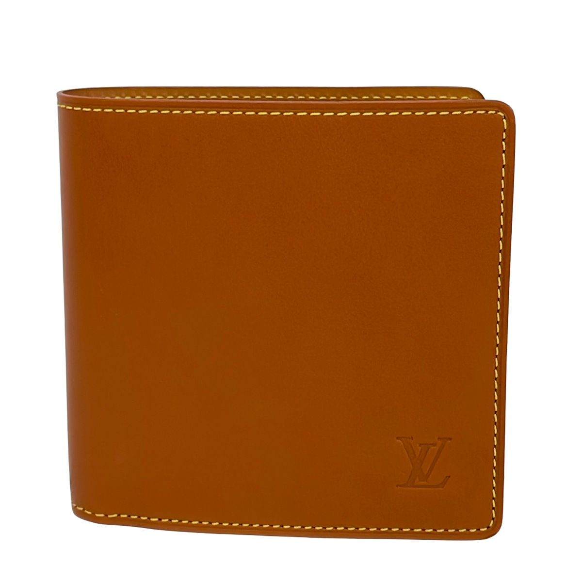 Louis Vuitton Bifold Wallet Nomad Portefeuille Marco Caramel Leather
