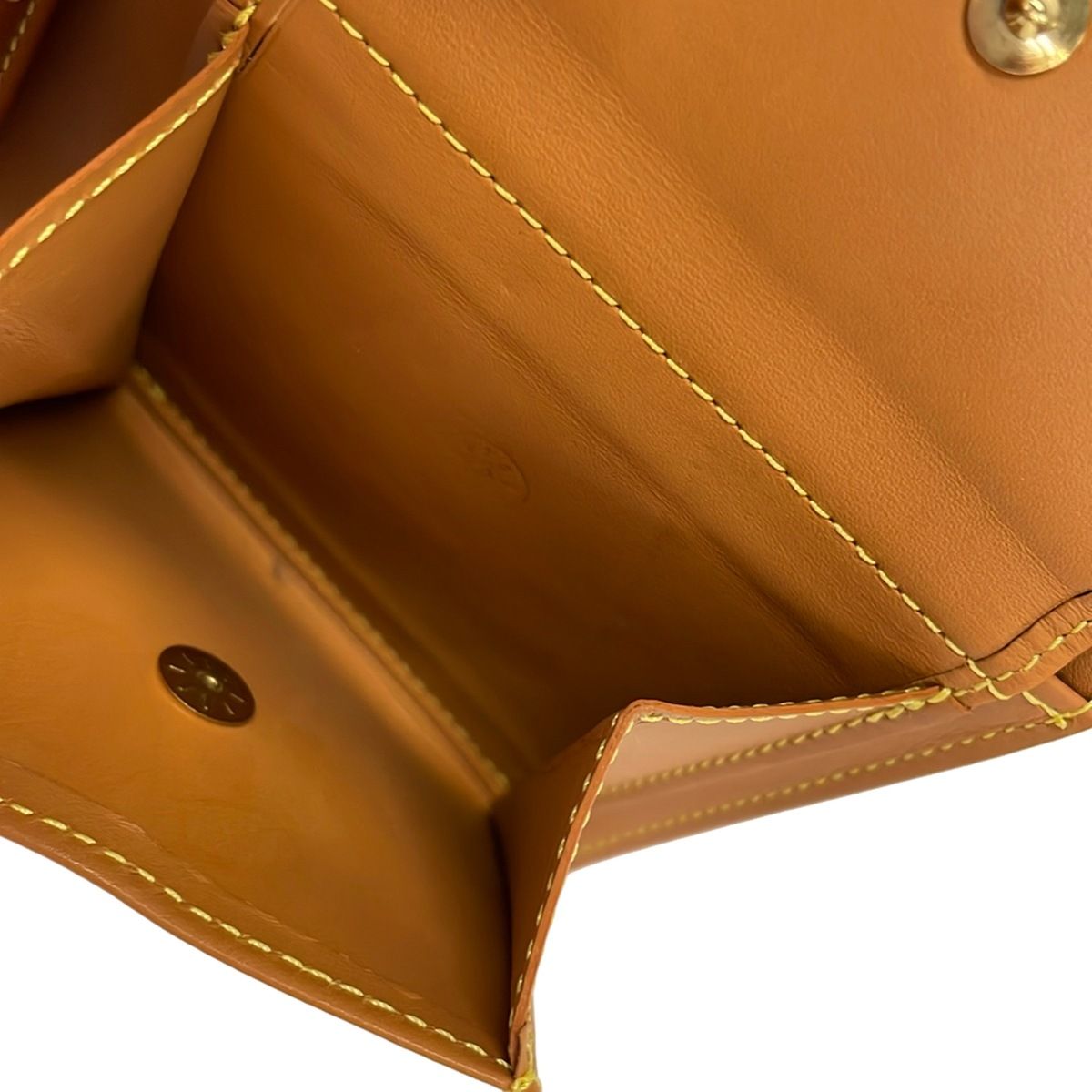 Louis Vuitton Bifold Wallet Nomad Portefeuille Marco Caramel Leather — view 6