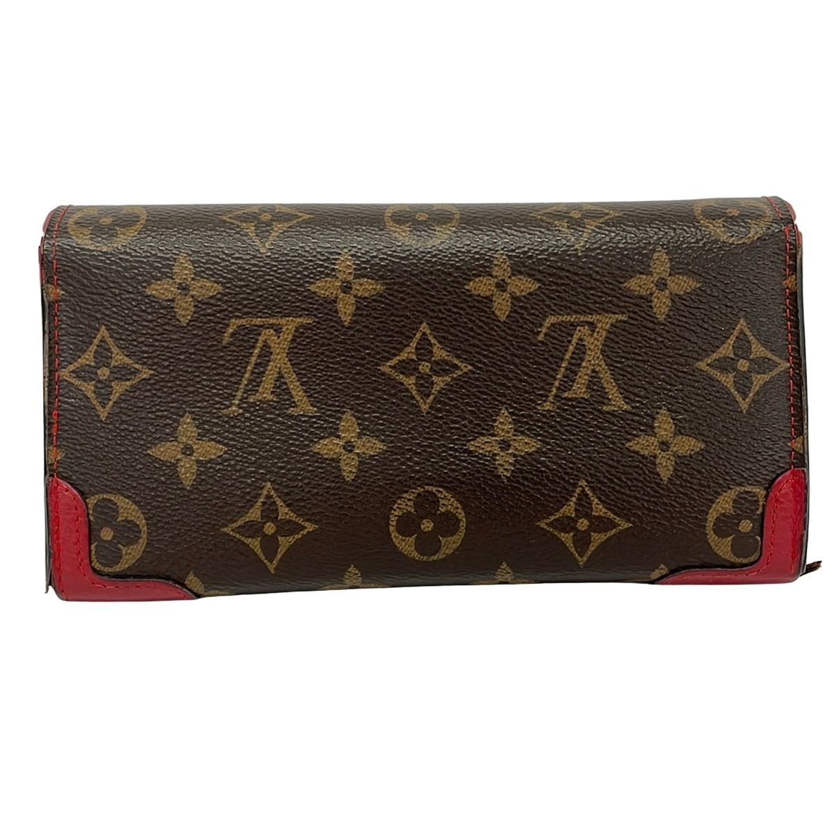 Louis Vuitton Wallet Monogram Portefeuille Sarah Retiro Cerise — view 2