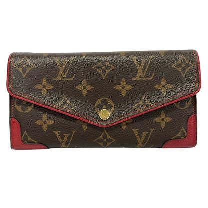 Louis Vuitton Wallet Monogram Portefeuille Sarah Retiro Cerise