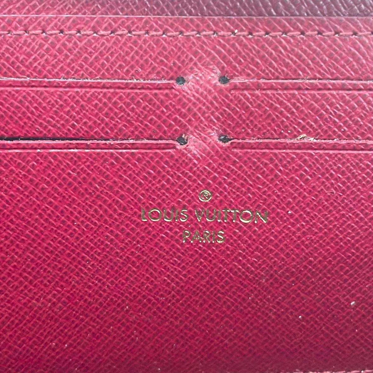 Louis Vuitton Wallet Monogram Portefeuille Clemence Fuchsia — view 5