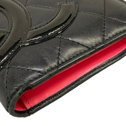 Chanel Wallet Cambon Line Black Leather Lambskin — view 7