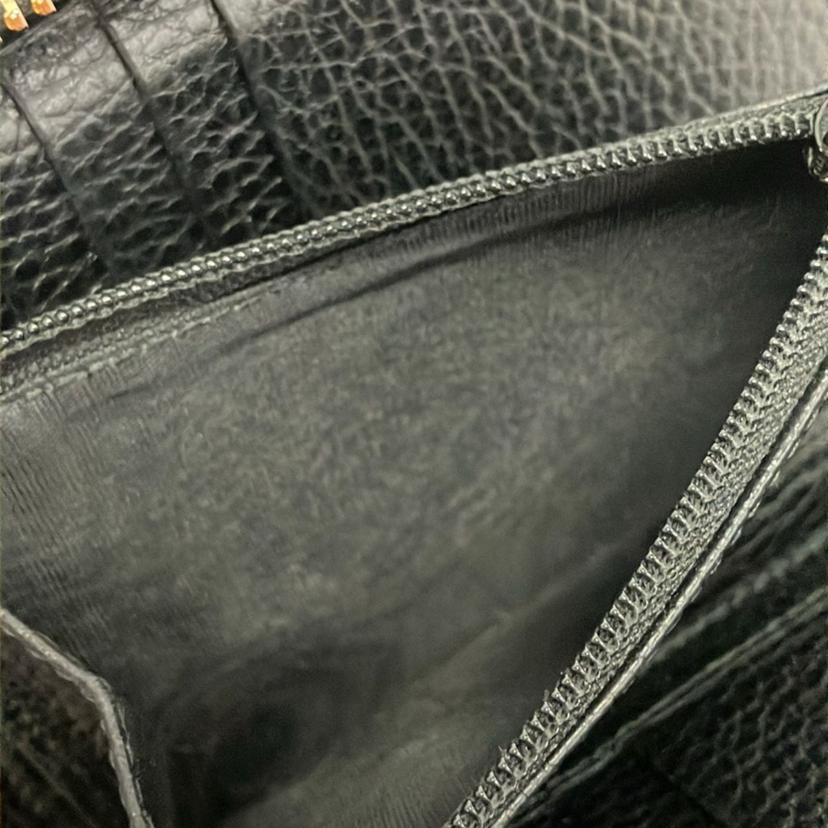 Gucci Bifold Wallet Betty Interlocking Black Leather — view 4