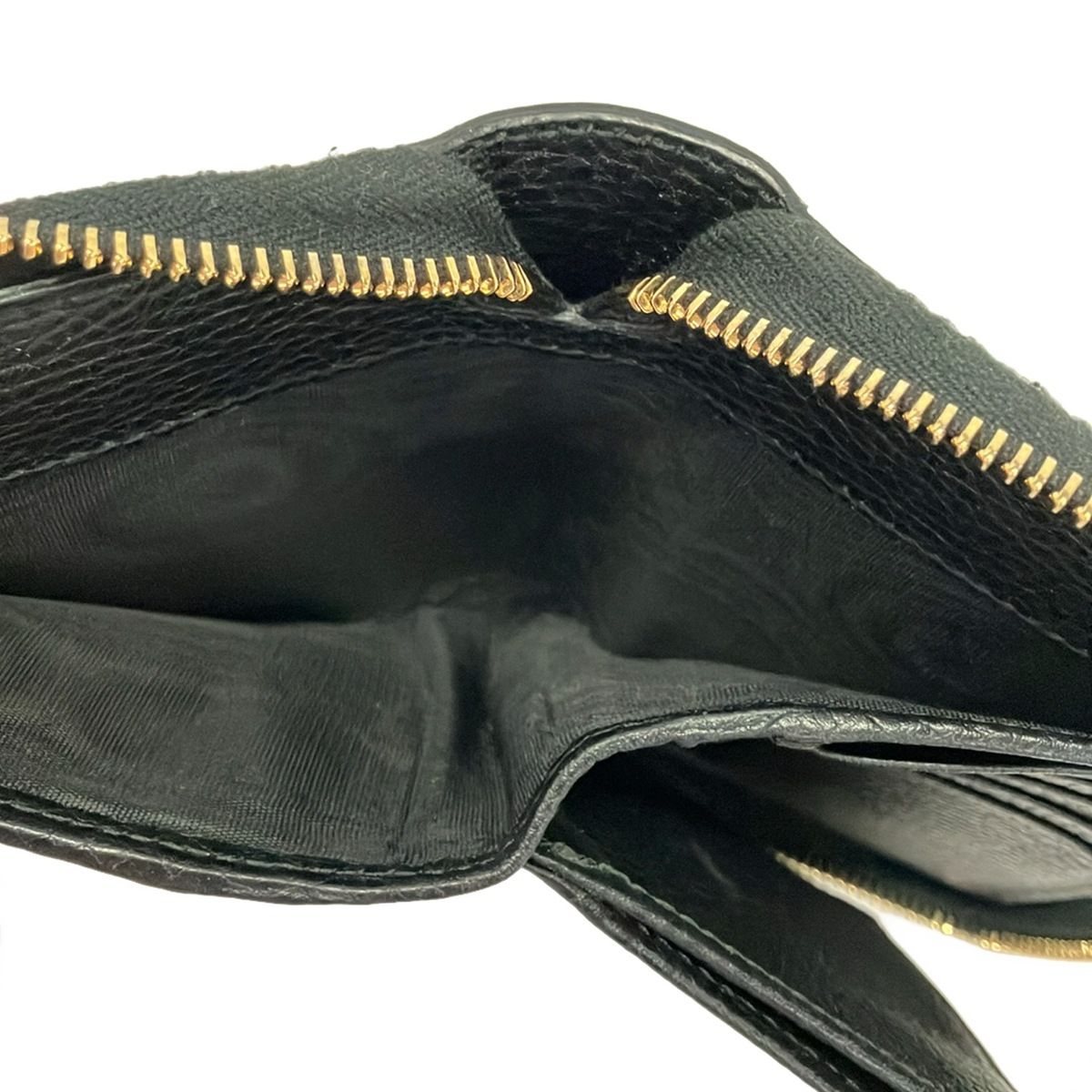 Gucci Bifold Wallet Betty Interlocking Black Leather — view 6