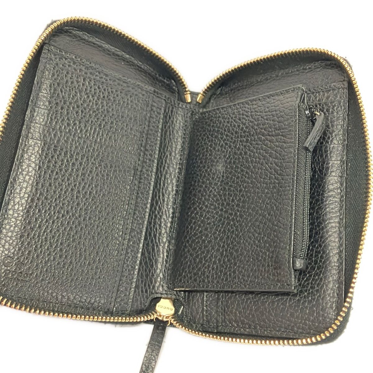 Gucci Bifold Wallet Betty Interlocking Black Leather — view 3