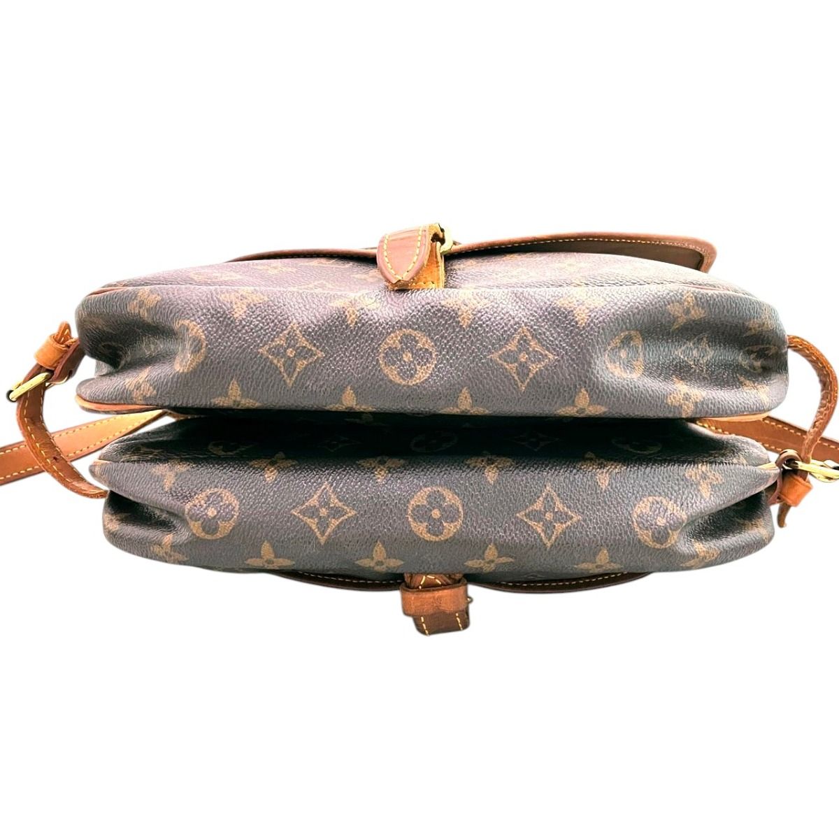 Louis Vuitton Saumur 30 Monogram Shoulder Bag Canvas — view 3