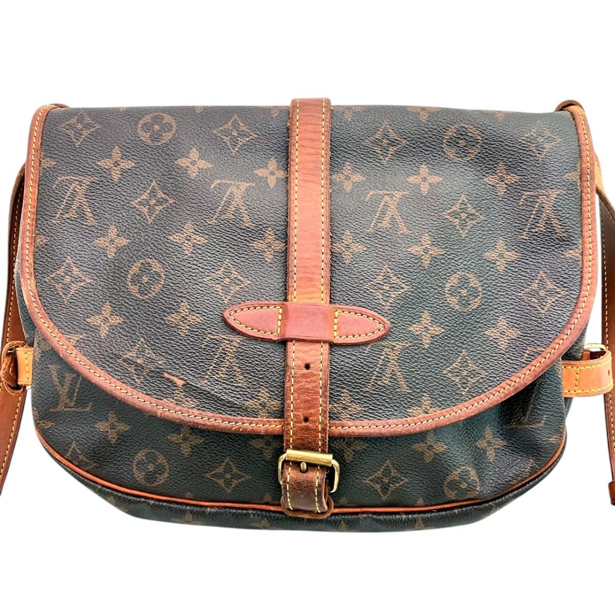 Louis Vuitton Saumur 30 Monogram Shoulder Bag Canvas — view 2