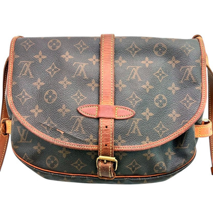 Louis Vuitton Saumur 30 Monogram Shoulder Bag Canvas — view 2