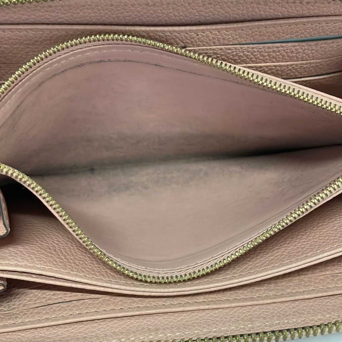 Louis Vuitton Wallet Monogram Empreinte Zippy Rose Poudre Leather — view 4