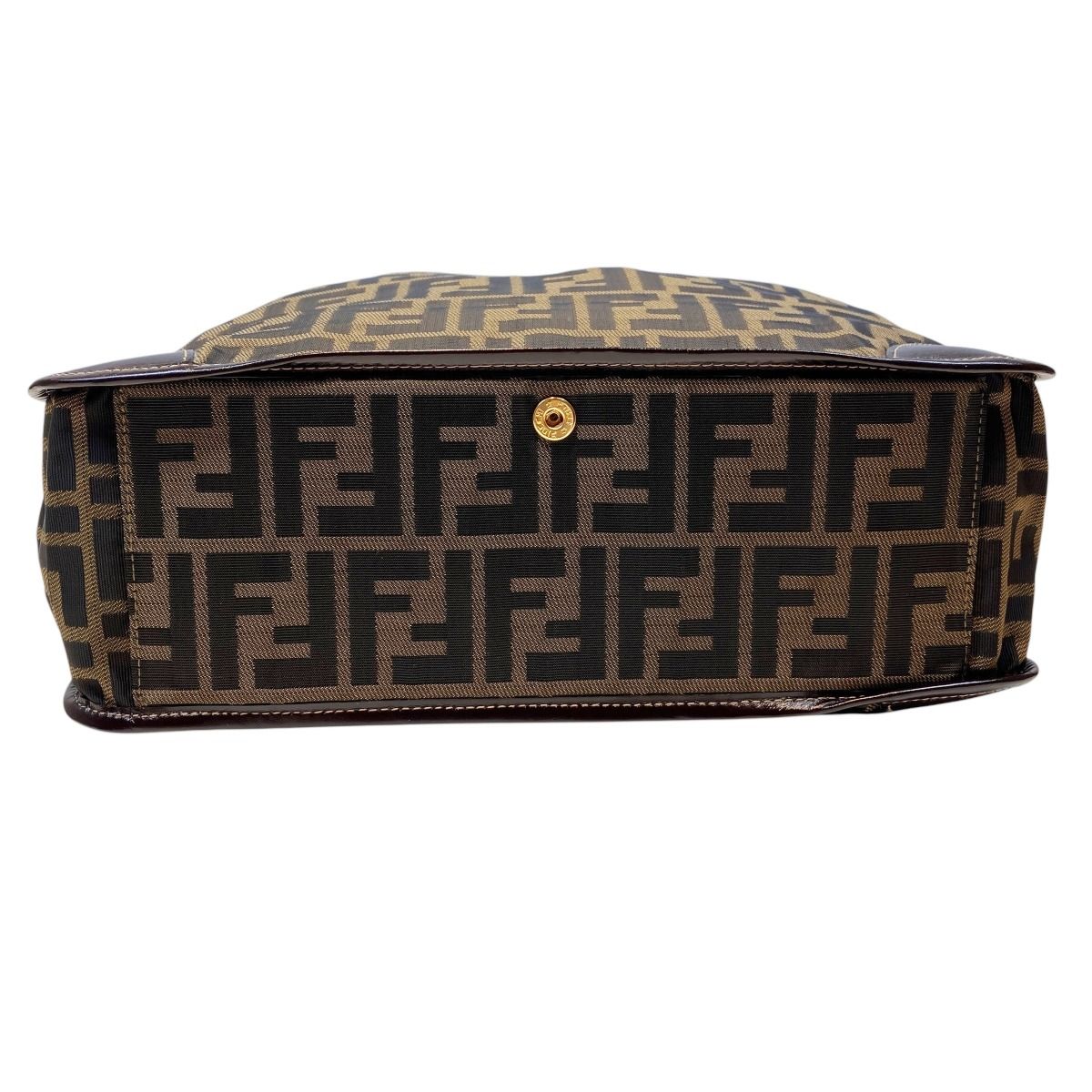 Fendi Zucchini Folding Tote Canvas Leather — view 3