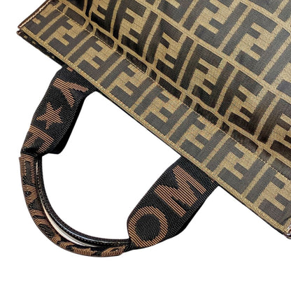 Fendi Zucchini Folding Tote Canvas Leather — view 6