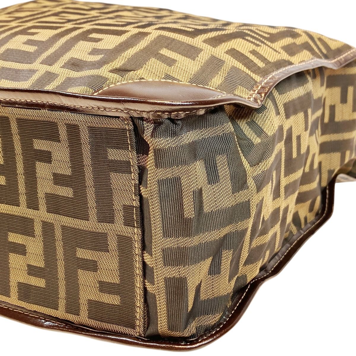 Fendi Zucchini Folding Tote Canvas Leather — view 5