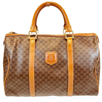 Celine Macadam Vintage Boston Bag Canvas