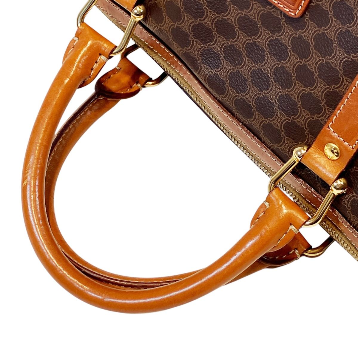 Celine Macadam Vintage Boston Bag Canvas — view 6