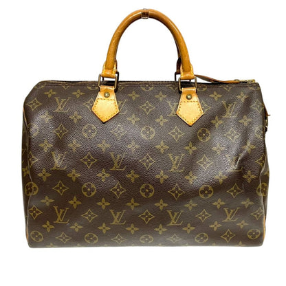 Louis Vuitton Speedy 35 Monogram Handbag Canvas