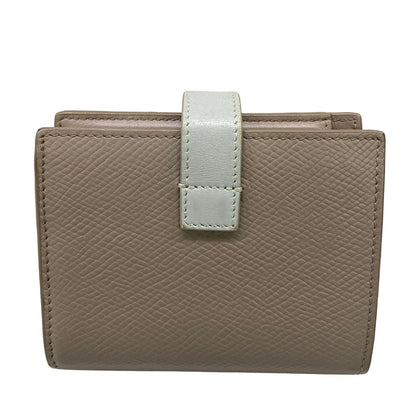 Celine Bifold Wallet Gray Light Blue Leather — view 2