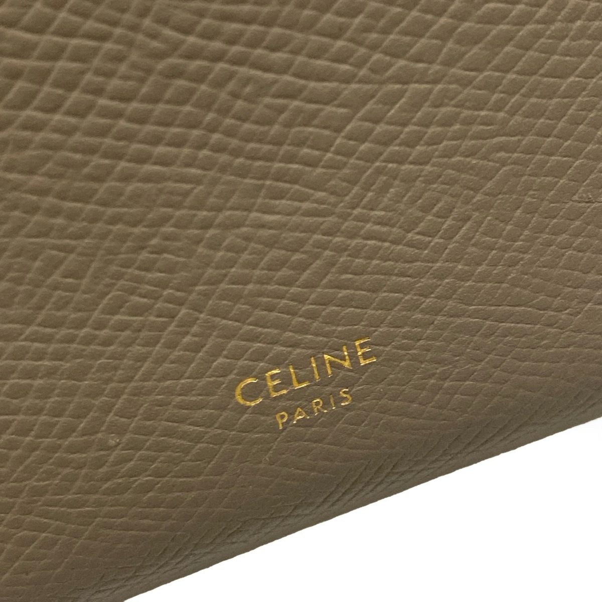 Celine Bifold Wallet Gray Light Blue Leather — view 6