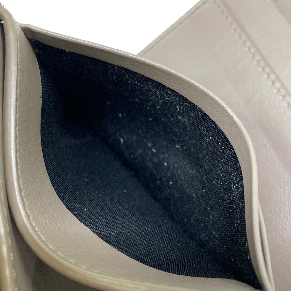 Celine Bifold Wallet Gray Light Blue Leather — view 9