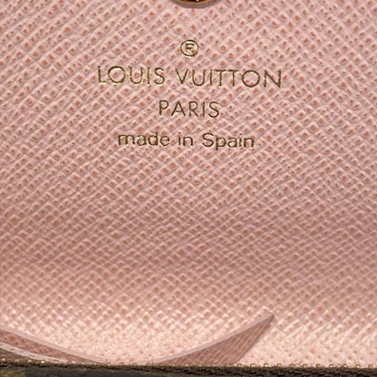 Louis Vuitton Coin Case Monogram Porte-Monnaie Rosalie Rose Ballerine — view 6