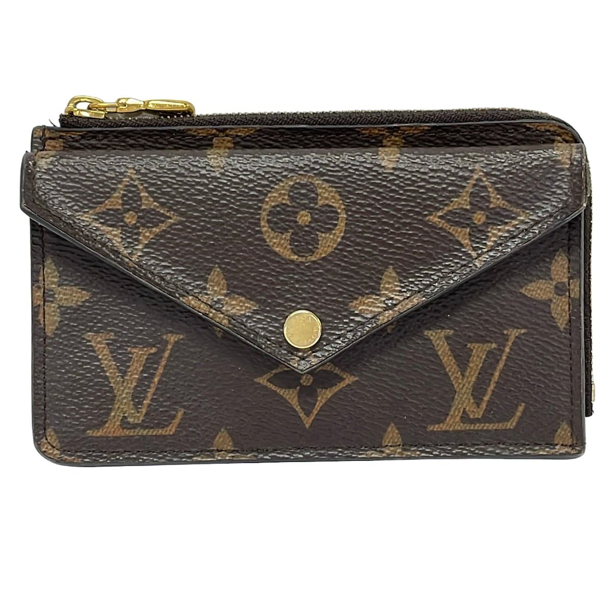 Louis Vuitton Coin Case Monogram Card Holder Rectoverso