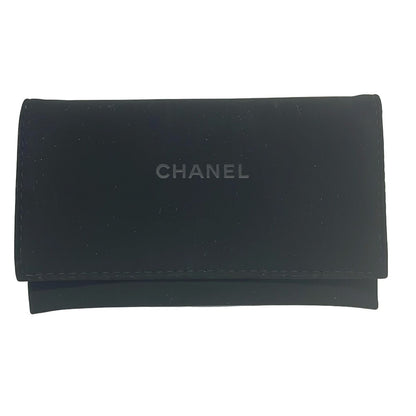 Chanel Card Case Quilted Light Pink CC Logo Gold Lambskin — view 5