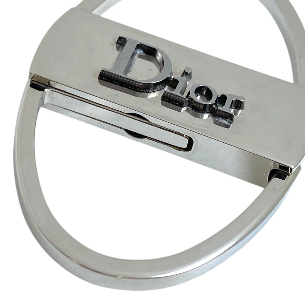 Dior Key Ring Key Holder Strap Metal Silver Daily — view 5