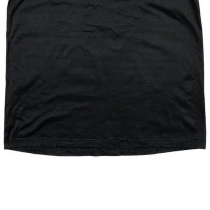 Dior Tank Top Camisole S Cotton Heart Logo Embroidery Black — view 6