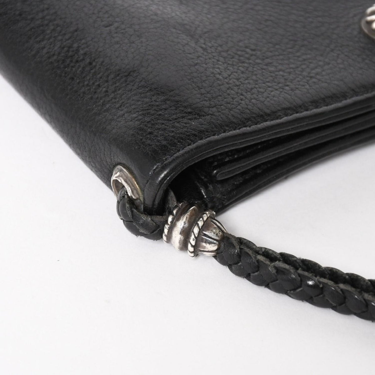 Chrome Hearts Strap Wallet Bifold Crossball Black — view 5
