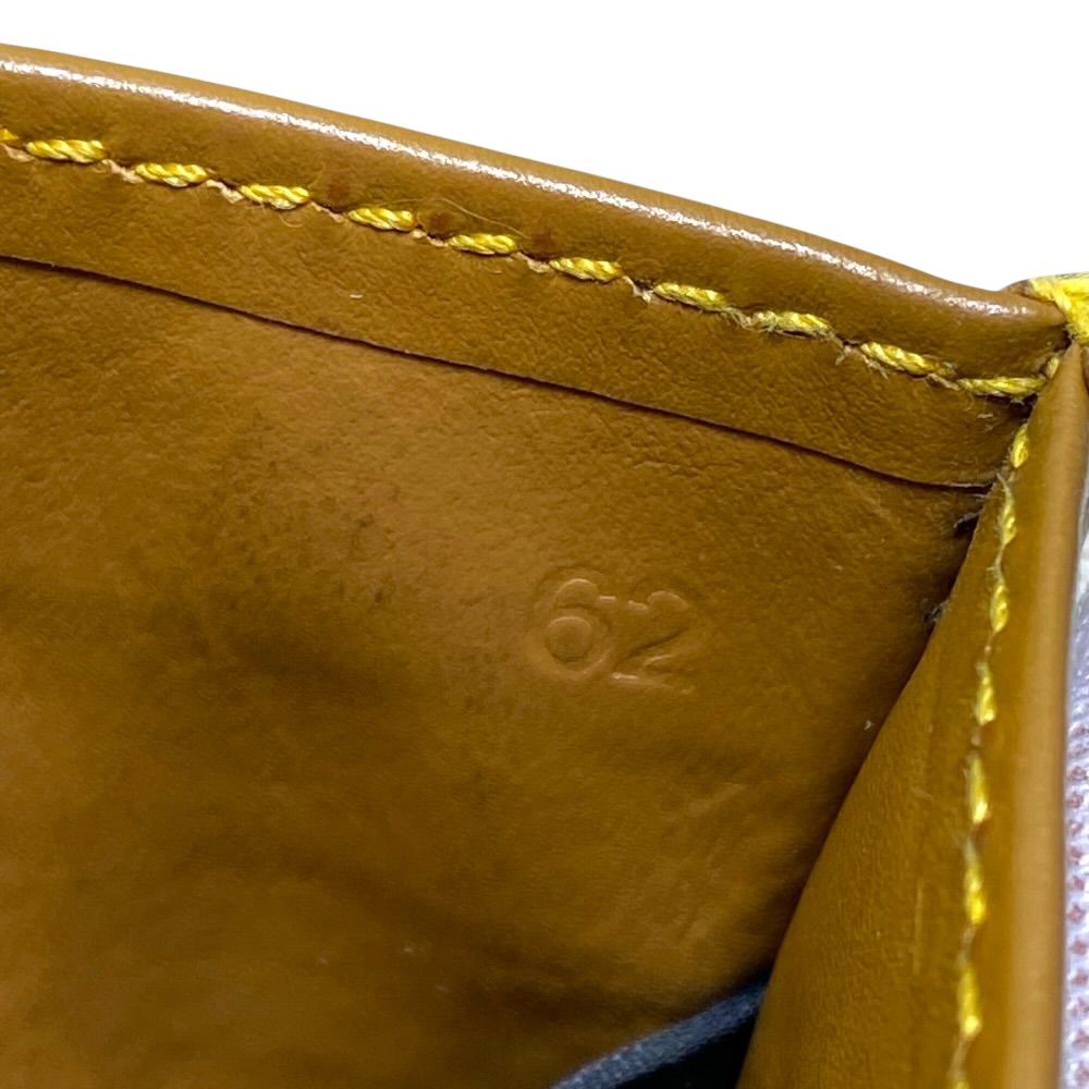 Prada Speedlock Re-Nylon Card Case Business Holder Triangle Logo Leather Brown — view 9
