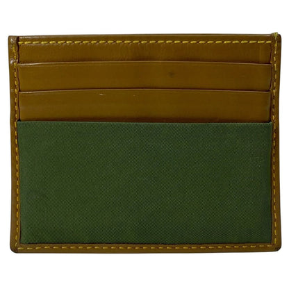 Prada Speedlock Re-Nylon Card Case Business Holder Triangle Logo Leather Brown — view 2