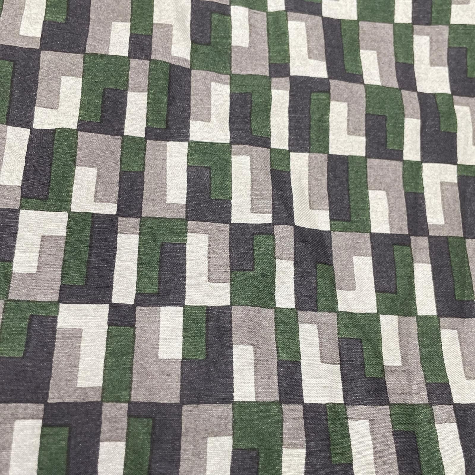 Bottega Veneta Khaki Check Spring Coat 46 — view 7