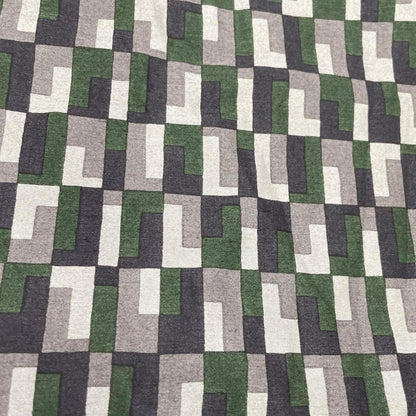 Bottega Veneta Khaki Check Spring Coat 46 — view 7