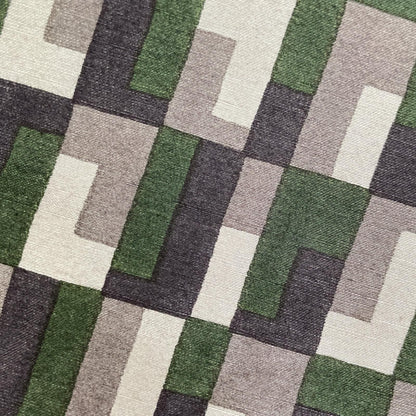 Bottega Veneta Khaki Check Spring Coat 46 — view 8
