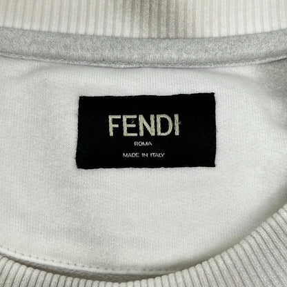Fendi Afra Logo Plant Shadow Transfer Print Sweatshirt — view 3