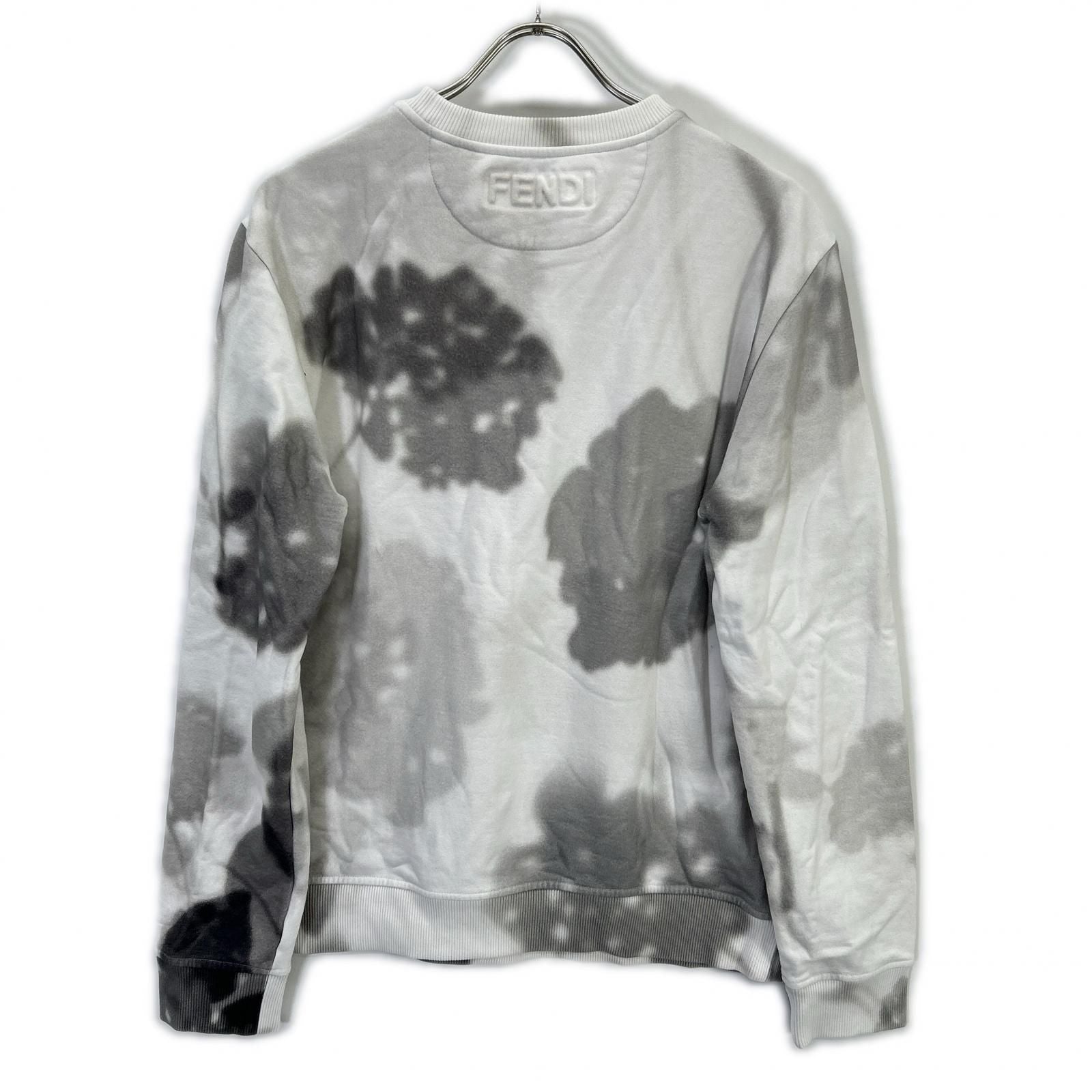 Fendi Afra Logo Plant Shadow Transfer Print Sweatshirt — view 2