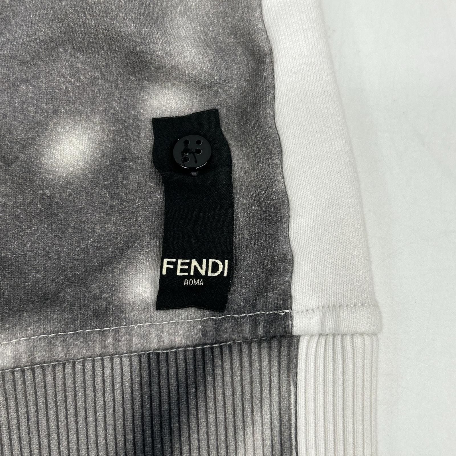 Fendi Afra Logo Plant Shadow Transfer Print Sweatshirt — view 7