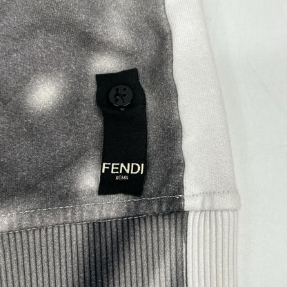 Fendi Afra Logo Plant Shadow Transfer Print Sweatshirt — view 7