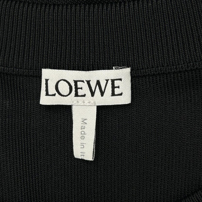 Loewe Black Anagram Charm Pickaxe Bucat Bar Long Buja Pullover Sweater — view 3