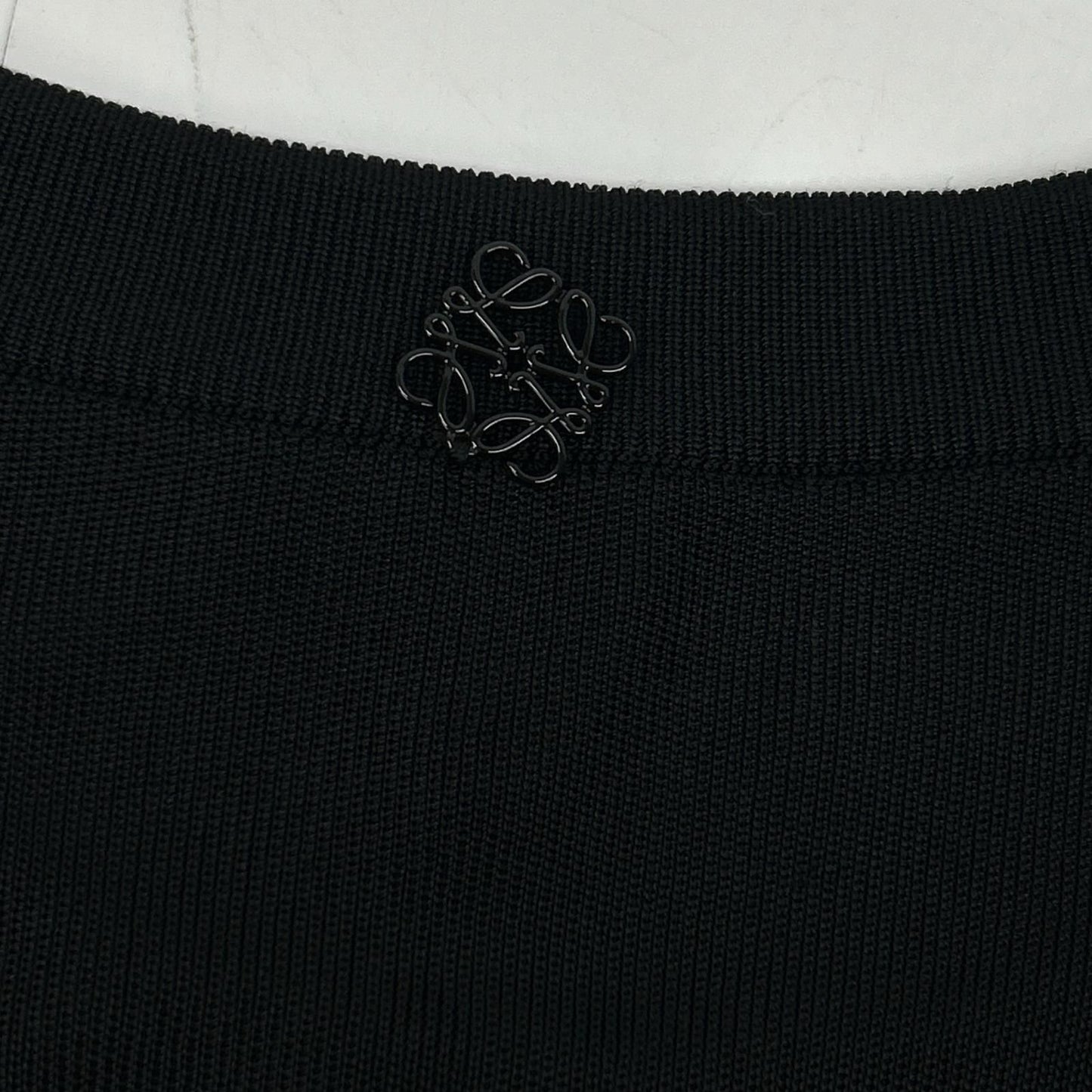 Loewe Black Anagram Charm Pickaxe Bucat Bar Long Buja Pullover Sweater — view 8