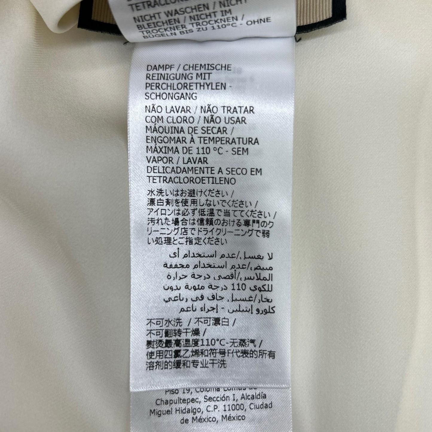 Gucci Ivory Silk 100% Long Sleeve Blouse 38 — view 5