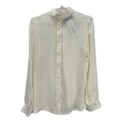 Gucci Ivory Silk 100% Long Sleeve Blouse 38 — view 2