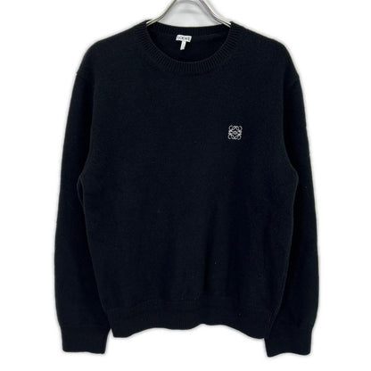 Loewe Black Wool Anagram Sweater XL