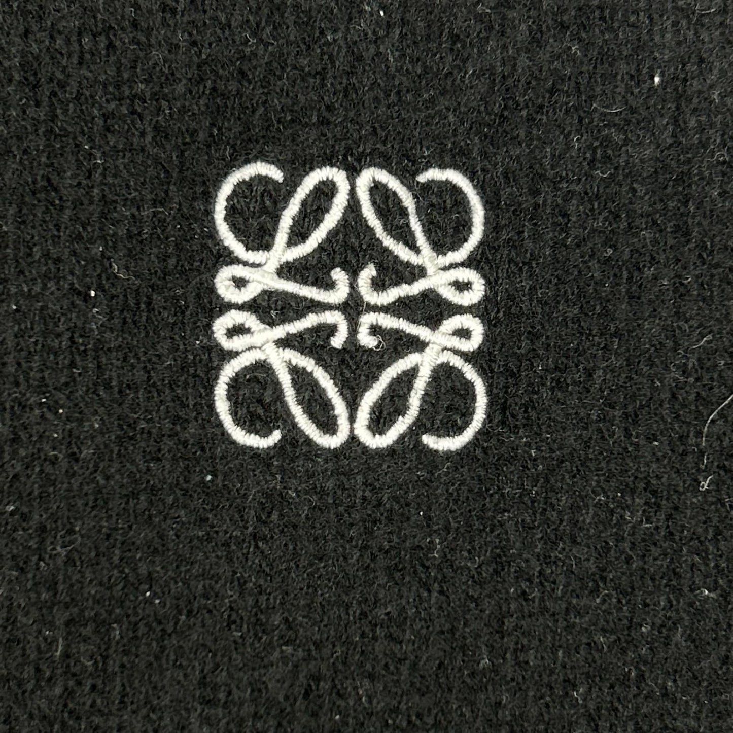Loewe Black Wool Anagram Sweater XL — view 6