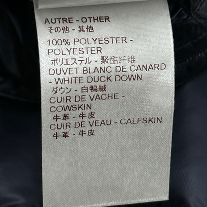 Louis Vuitton Navy Quilted Zip Up Logo Patch Down Jacket 48 — view 7