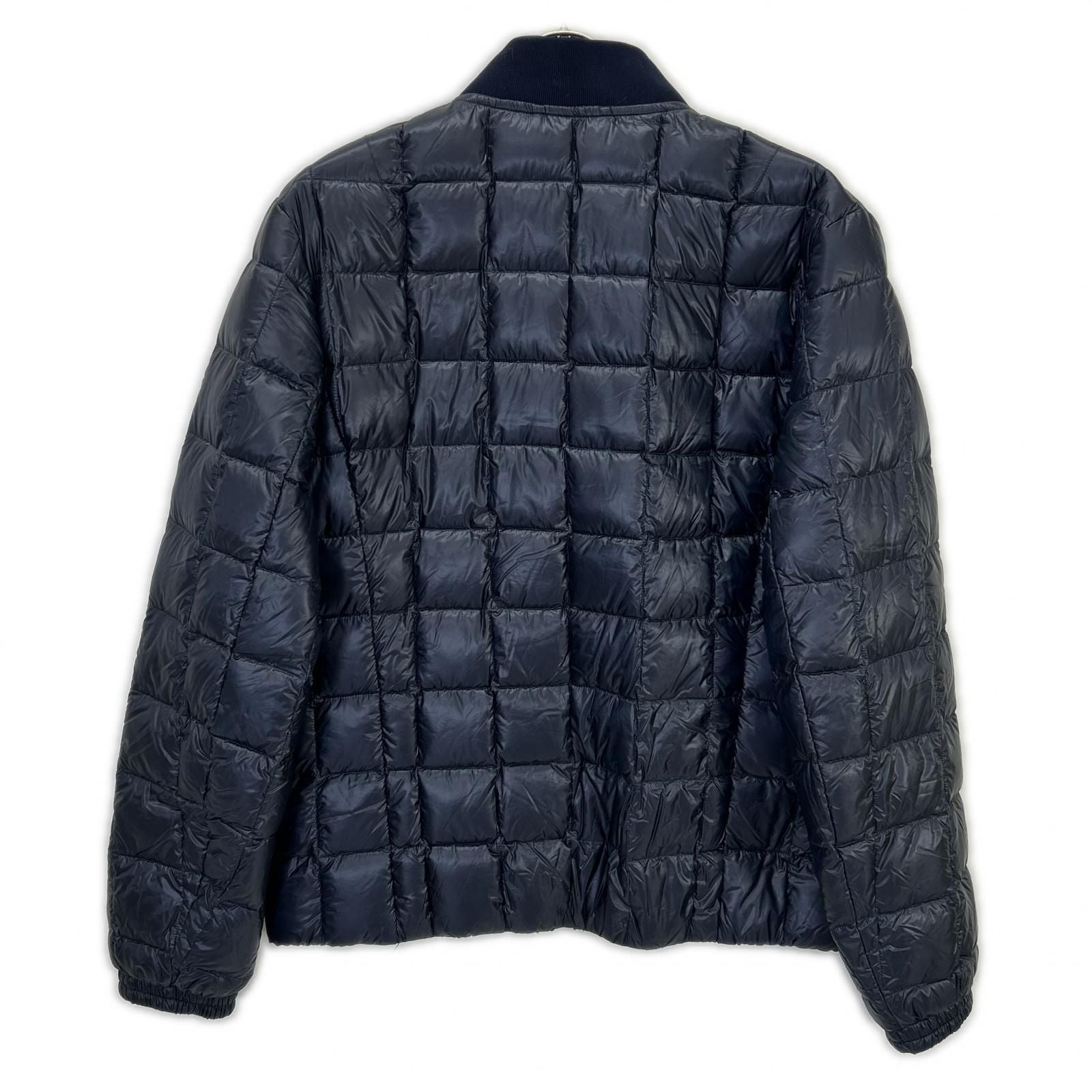 Louis Vuitton Navy Quilted Zip Up Logo Patch Down Jacket 48 — view 2