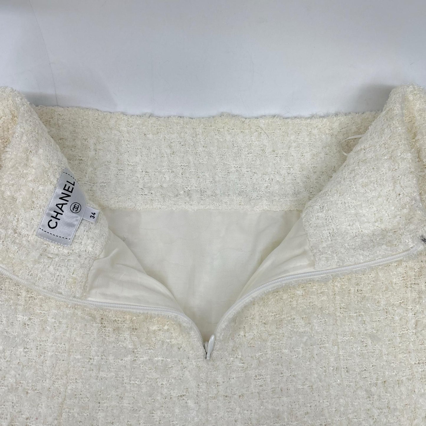 Chanel Tweed Front Pocket 34 Dress — view 8