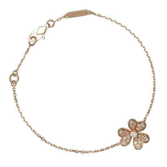 Van Cleef & Arpels Frivole Mini Gold Diamond Bracelet