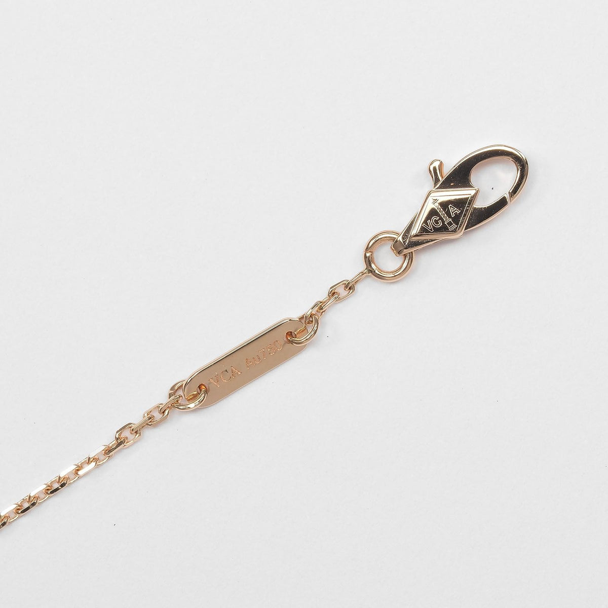 Van Cleef & Arpels Frivole Mini Gold Diamond Bracelet — view 7