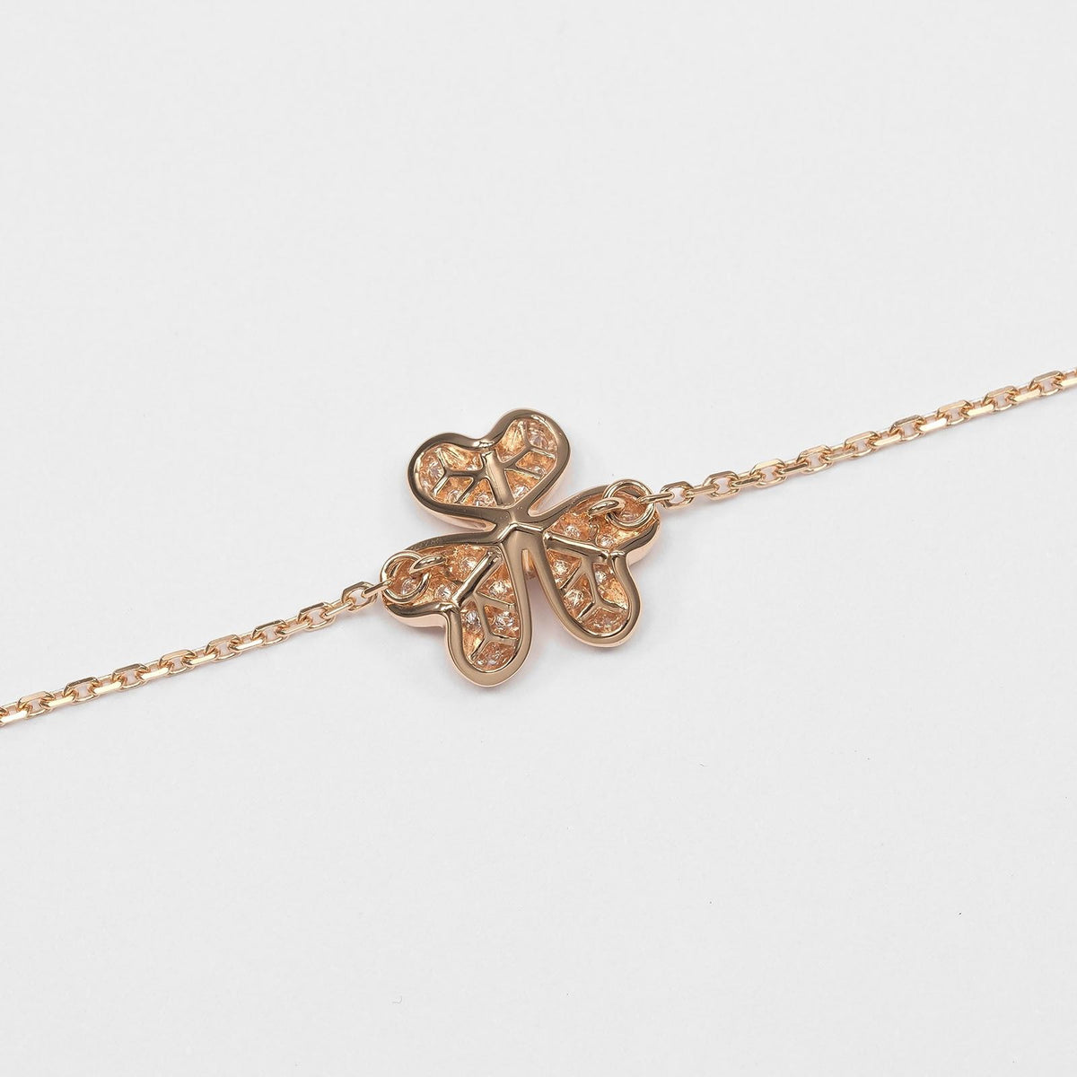 Van Cleef & Arpels Frivole Mini Gold Diamond Bracelet — view 4