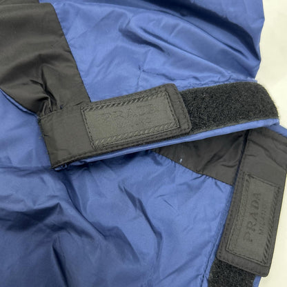 Prada Blue Nylon Side Line Track Pants XS — view 9